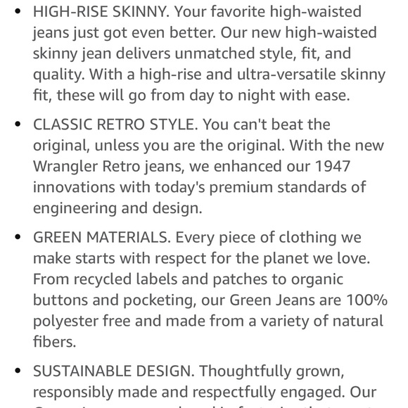 NWT Women’s Wrangler Retro HR Skinny Jeans - Picture 7 of 15